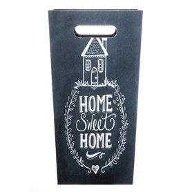 Rebecca Mobili Stockage de Parapluie Porte Parapluies Gris Foncé Home Sweet Home Décoration Maison (Cod. RE6149)