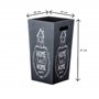 Rebecca Mobili Stockage de Parapluie Porte Parapluies Gris Foncé Home Sweet Home Décoration Maison (Cod. RE6149)
