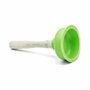 LAPAP | Débouchoir À Ventouse en Caoutchouc Coloré de 12 cm de Diamètre Ø, Manche en Bois de 24 cm, pour Usage Domestique Ou Pro