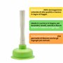 LAPAP | Débouchoir À Ventouse en Caoutchouc Coloré de 12 cm de Diamètre Ø, Manche en Bois de 24 cm, pour Usage Domestique Ou Pro