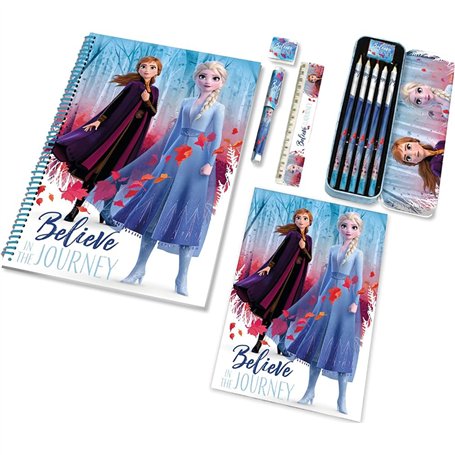 Ensemble de papeterie Frozen Disney