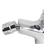 Robinet mitigeur pour lavabo de salle de bain et lavabo bidet en laiton chromé avec tête mobile