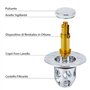 Bouchon de lavabo de Salle de Bain Bidet pour Drain Universel Pop-Up avec Filtre