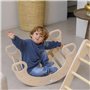 Arc Montessorien pour enfants et 2 rampes avec toboggan et escalade - Apprentissage