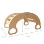 mamikids Spiderman - Parcours avec Triangle, Arc Montessorien pour enfants et 2 rampes avec toboggan et escalade - Apprentissage