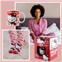 Hello Kitty Ensemble de tasses : chaussettes douillettes et tasse en céramique - Coffret cadeau pour femmes et adolescents 350 m