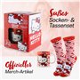 Hello Kitty Ensemble de tasses : chaussettes douillettes et tasse en céramique - Coffret cadeau pour femmes et adolescents 350 m