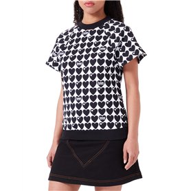 Love Moschino Sweat-Shirt à Manches Courtes Comfort Fit Maillot de survêtement