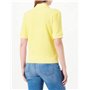Love Moschino Sweat-Shirt à Manches Courtes Maillot de survêtement, Jaune, 42 Femme