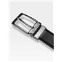 Pierre Cardin Coffret cadeau ensemble de ceinture et portefeuille en cuir véritable (NOIR 8808, 130), Noir 8808, 130, Classique