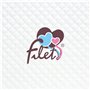 Filet - Couvre-Livret Sanitaire à Broder, Cover Documents Sanitaires Nouveau-né, Compatible avec Chaier de Santé de l’Enfant For