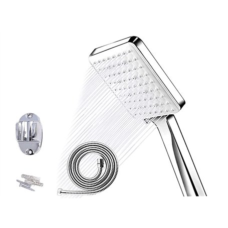 Kit pommeau de douche + tuyau flexible de douche 1