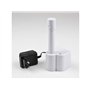 Girmi GT02 Râpe Rechargeable, 12W, 2 Patin à Roulettes INOX, Blanc/Rouge