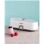 G3 Ferrari G10133 Fermento 4 Yaourtière, Plastique Verre, Blanc