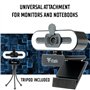iTek Webcam avec Microphone W401L - Full HD, 30FPS, lumière LED 3 Modes USB, trépied