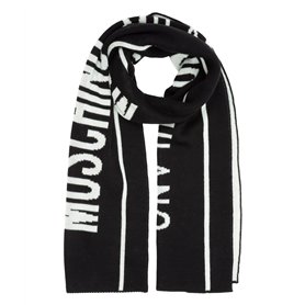 MOSCHINO homme écharpe en laine black