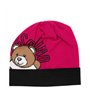 MOSCHINO Femme Teddy Bear Bonnet Fuchsia