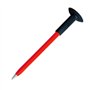 Kippen 3010DX - Ciseau pour maçon à pointe aiguë avec sauveteur en caoutchouc Dimensions : 400 x 16 mm.