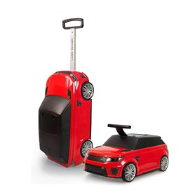Feber - Range Rover Foot to Floor and Suitcase 2 en 1 | Valise de Voyage + Voiture d'enfant