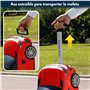 Feber - Range Rover Foot to Floor and Suitcase 2 en 1 | Valise de Voyage + Voiture d'enfant, Bagage à Main pour Enfants, pour ga