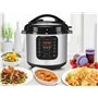 BEPER P101COS001 Pressure Cooker et Multicuiseur à Pression, Cuit Vapeur de 6 Litres - Autocuiseur Èlectrique avec 15 Programmes