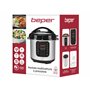BEPER P101COS001 Pressure Cooker et Multicuiseur à Pression, Cuit Vapeur de 6 Litres - Autocuiseur Èlectrique avec 15 Programmes