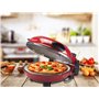 BEPER P101CUD300 Four à Pizza avec Plaque Réfractaire Amovible - Four à Pizza Electrique avec 5 Modes de Fonctionnement et Minut