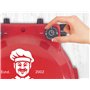 BEPER P101CUD300 Four à Pizza avec Plaque Réfractaire Amovible - Four à Pizza Electrique avec 5 Modes de Fonctionnement et Minut