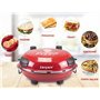 BEPER P101CUD300 Four à Pizza avec Plaque Réfractaire Amovible - Four à Pizza Electrique avec 5 Modes de Fonctionnement et Minut