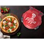 BEPER P101CUD300 Four à Pizza avec Plaque Réfractaire Amovible - Four à Pizza Electrique avec 5 Modes de Fonctionnement et Minut