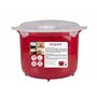 BEPER C106CAS001 Cuiseur à riz pour micro-ondes,Microwave Rice Cooker,2.6L, céréales, légumineuses, couscous, sans BPA