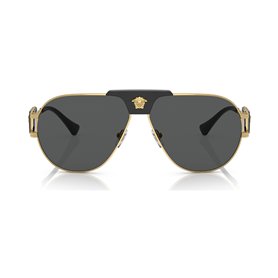 Versace Lunettes de Soleil VE 2252 Gold Black/Dark Grey 63/12/145 homme