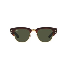 Ray-Ban MEGA CLUBMASTER RB 0316S Lunettes de Soleil Mixte Tortue/Vert 50/21/145