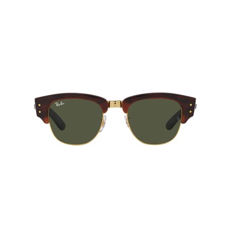 Ray-Ban MEGA CLUBMASTER RB 0316S Lunettes de Soleil Mixte Tortue/Vert 50/21/145