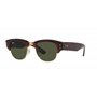 Ray-Ban MEGA CLUBMASTER RB 0316S Lunettes de Soleil Mixte Tortue/Vert 50/21/145