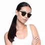 RAY-BAN RB3016 CLUBMASTER EBONY-ARISTA/CRYSTAL GREEN (W0365) - 55mm