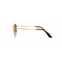 Ray-Ban Round Metal RB 3447 Lunettes de Soleil Homme Or/Marron Clair Shaded 50/21/145, Doré/marron clair, 50/21/145