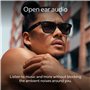 Ray-Ban Ray-Ban Meta RW 4008 WAYFARER Lunettes de soleil unisexe Noir/gris mat 53/22/155, Noir mat/gris ombré, 53/22/155