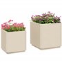 Outsunny Lot de 2 Jardinières