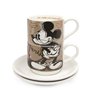 Egan Service 2 Tasses à café empilables Paris avec sucrier et Set de Table