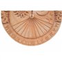 Biscottini Meridiana en terre cuite 53,5 x 6,5 x 53 cm Made in Italy – Panneaux décoratifs Soleil et lune – Décorations maison T