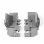 Bouchons d'extrémité de rechange pour rails à rouleaux Velux rideaux, compatibles avec les modèles DKL-S, DKL-SWL, DG-S et DJ-S 