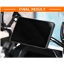 Support de montage universel compatible avec Garmin Zumo Support Adaptateur Navigateur Moto pour CarPlay/Android Auto support po