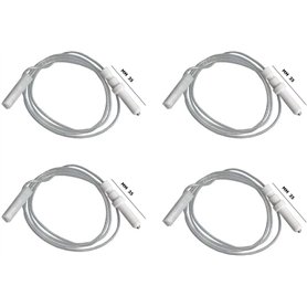 JPshop - Bougie d'allumage adaptable pour plaque de cuisson 4 pièces compatible avec Ariston - Indesit - Nardi