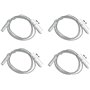JPshop - Bougie d'allumage adaptable pour plaque de cuisson 4 pièces compatible avec Ariston - Indesit - Nardi