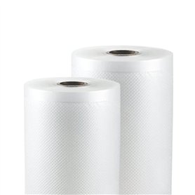 Virsus Rouleaux pour l’emballage des aliments de 15 cm x 600 cm. Rouleau gaufré pour l’emballage sous vide des aliments