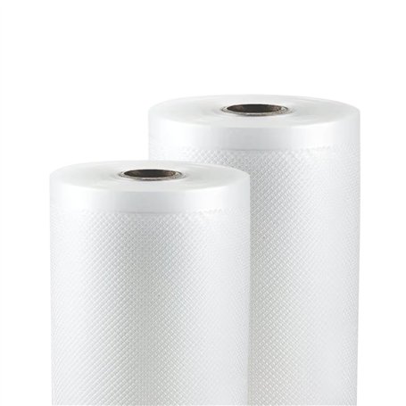 Virsus Rouleaux pour l’emballage des aliments de 15 cm x 600 cm. Rouleau gaufré pour l’emballage sous vide des aliments