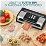 Virsus Rouleaux pour l’emballage des aliments de 15 cm x 600 cm. Rouleau gaufré pour l’emballage sous vide des aliments, adapté 