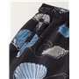 EMPORIO ARMANI Mid Boxer Maillot de Bain, Coque imprimée Noire, XS Homme