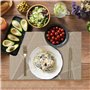 IPEA Sets de Table élégants 45 x 30 cm pour Dîner, Déjeuner, Petit Déjeuner - 6 unités - Set de Table Lavable, Résistant au Chal